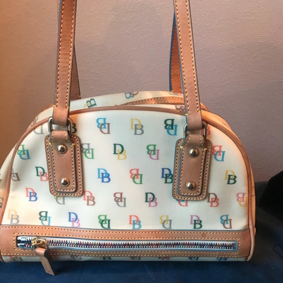Dooney & Bourke Handbags - Dooney & Bourke multi -colored Letter Tote